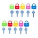 thumbnail image 5 of Baby Keys And Locks Set Ni?os Montessori Thinking Desbloqueo De Juguete 10 Cerraduras 10 Llaves, 5 of 5