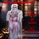 thumbnail image 2 of Fantasmas colgantes de Halloween Jibeufi Espeluznante niña fantasma que se balancea, 2 of 7