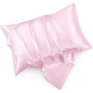 Veatool - 2 Fundas De Almohada De Satén Estándar Con Cierre De Sobre, Diseño Sin Cremallera, Suaves Y Lisas, 20 X 26 Pulgadas