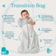 thumbnail image 3 of Frazada Love to Dream Swaddle Up de transición 13-19 lb Arcoíris, 3 of 9