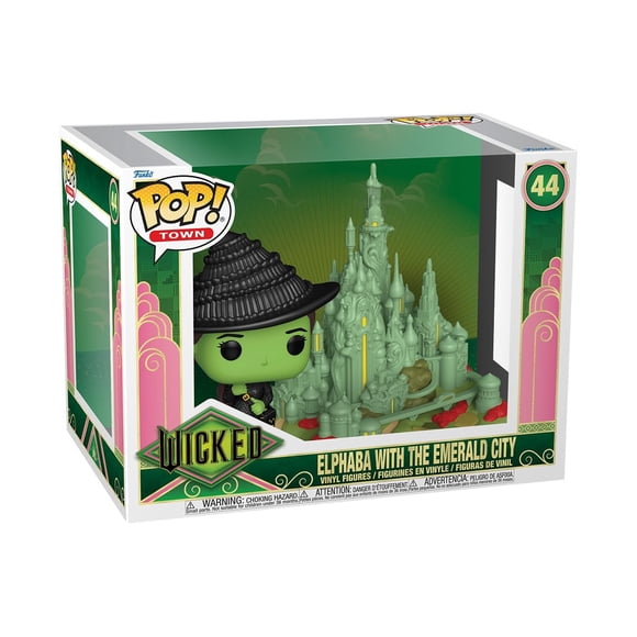 Figura de vinilo coleccionable Funko Pop Town Wicked Elphaba