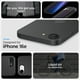 thumbnail image 2 of Funda Spigen Liquid Air negra mate para iPhone 16e, 2 of 3
