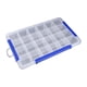thumbnail image 4 of Caja Organizadora Transparente, Contenedor Portátil Multiusos Para Arte, Bricolaje, Tornillos, Cuentas, 24 Cuadrículas, 4 of 5
