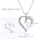 thumbnail image 3 of Collar S925 Plata Pura Inicial Diamante Lateral Con Caja De Regalo, 3 of 3