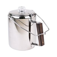 Magideal - Percolador De Café Para Acampar, Parte Superior De La Estufa De Café De Fogata De Acero Inoxidable Duradero, Cafetera De Camping Para Estufa De Café