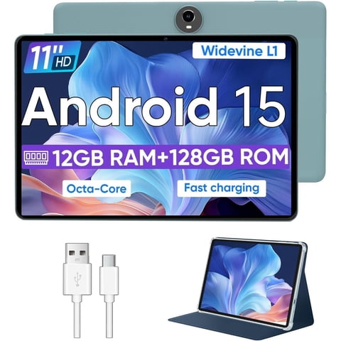 Tablet Wxunja 11 Android 15 12Gb Ram 128Gb Rom Octacore