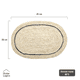thumbnail image 3 of Set 2 Individuales Natural Collection Dorado Home Logics, 3 of 4