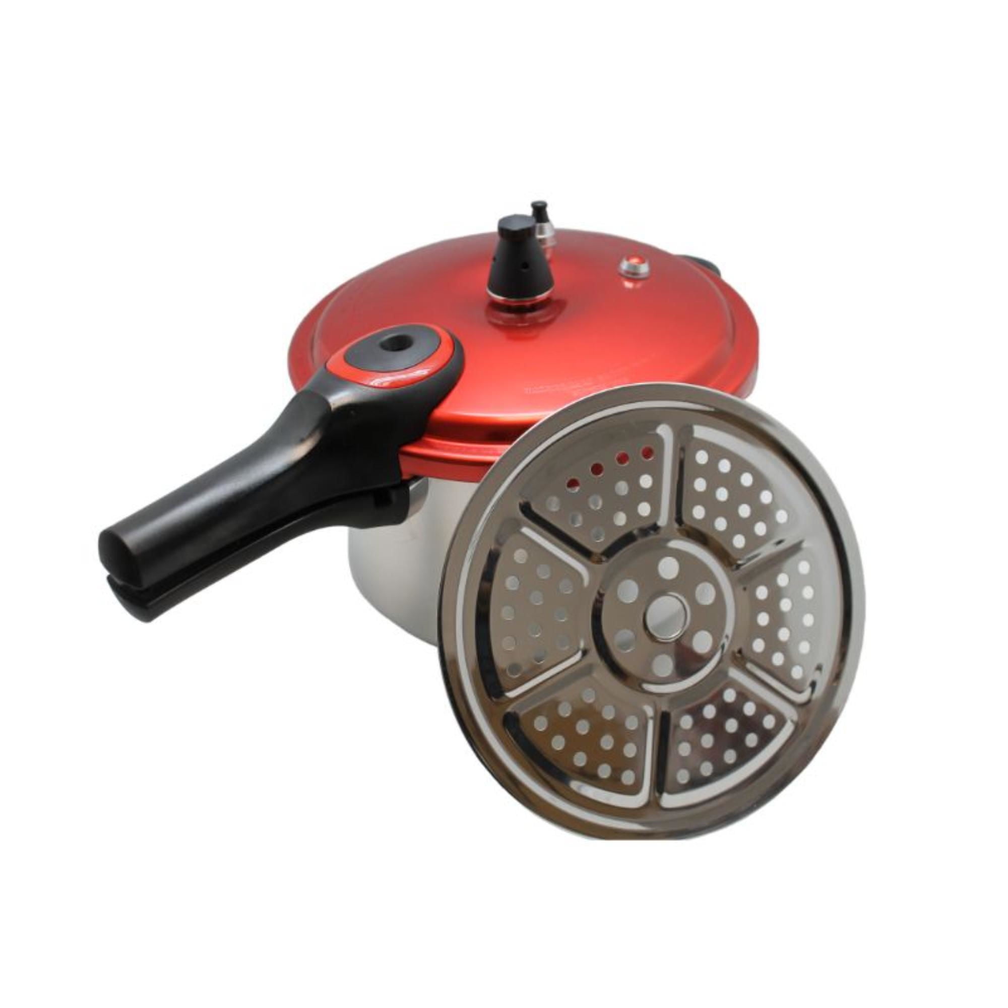 Keep - Olla A Presión 6L Aluminio Rojo