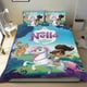 thumbnail image 1 of Nella la Princesa Caballero Conjunto de sábanas temático, trío de piezas, cómodo y amigable con la piel, diseño único, regalo de decoración para el hogar para familiares, amigos y fans,135cm *200cm, 1 of 6