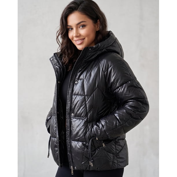 Parka Fitness Invierno Puffer Satinada Calidad Pro - EXU1755