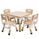 thumbnail image 1 of Juego de mesa y sillas PeacefulHues para niños, altura ajustable, 1 of 7