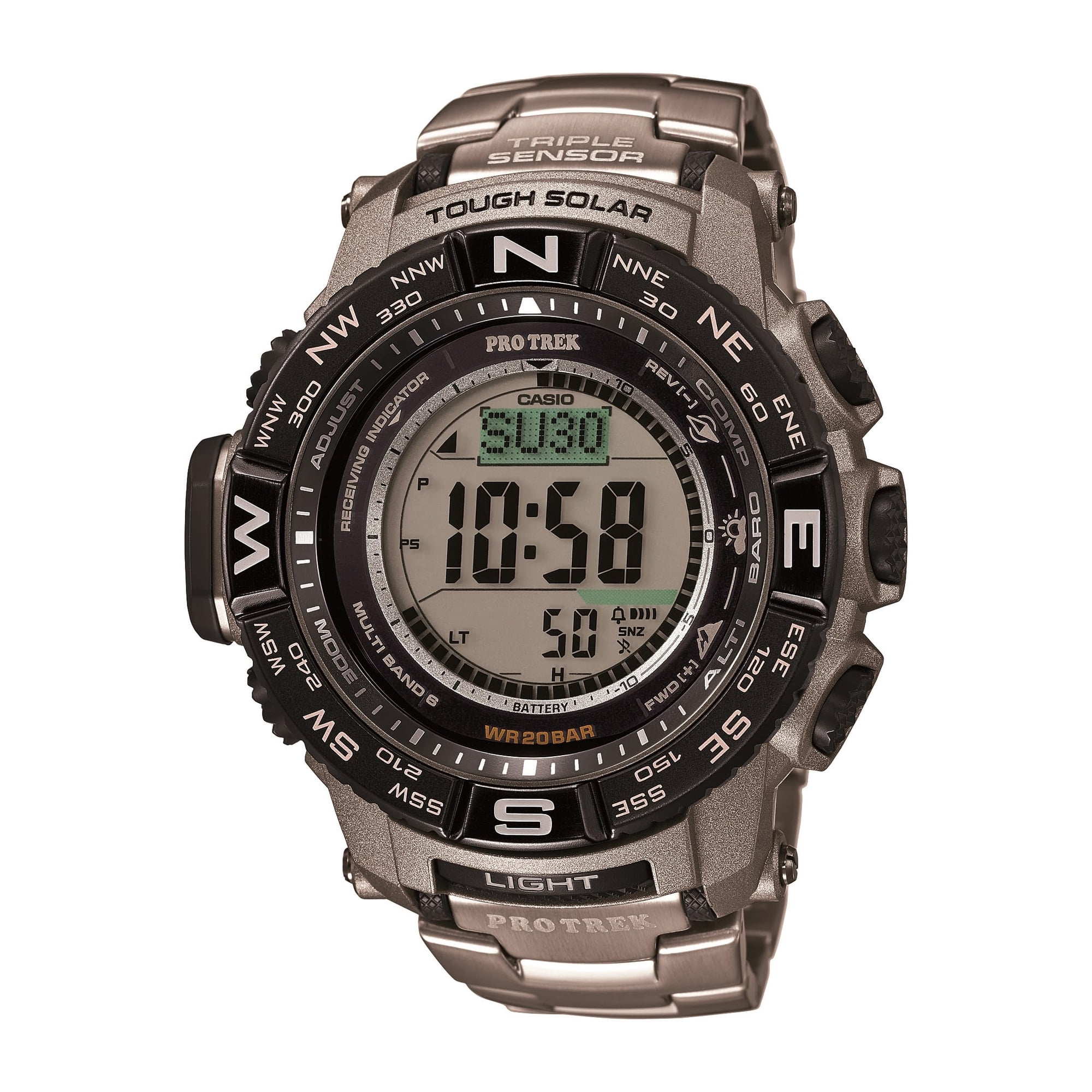 Reloj Casio Pro Trek Prw-3500t-7cr Tough Solar Para Hombre