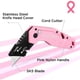 thumbnail image 4 of Navaja multiusos plegable WORKPRO rosa con 10 cuchillas y cinta rosa, 4 of 8