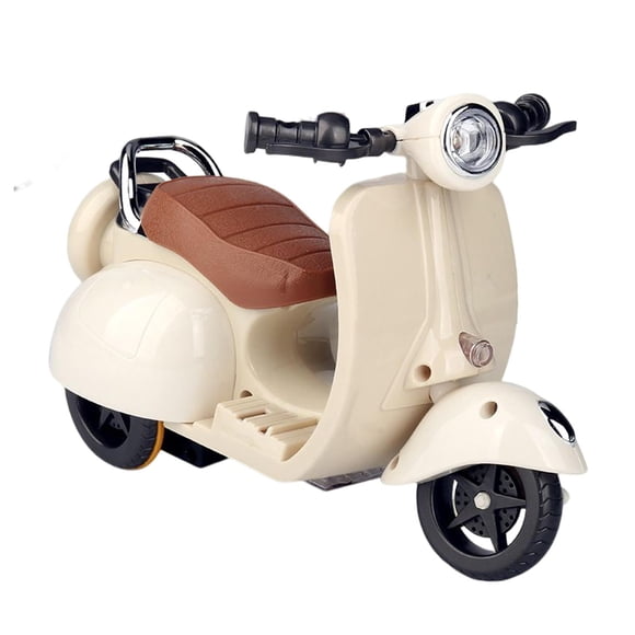 360 Rotating Stunt Motorcycle Pet Supplies Para Niños Pequeños Regalo De Cumpleaños Beige