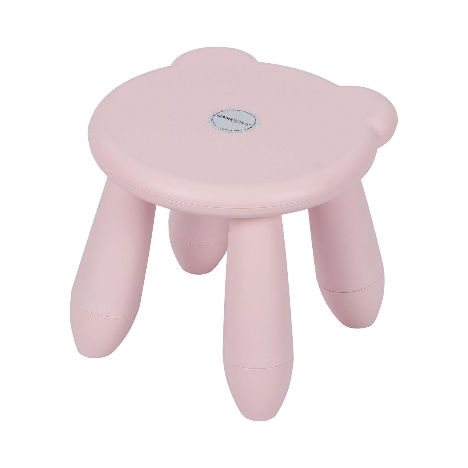 Piso Plástico Rosado Para Niños 30x28cm Gamepower Rosa Tamano Unico