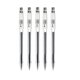 thumbnail image 1 of Bolígrafo de gel PILOT Hi‑Tec‑C 0,3 mm negro – paquete de 5, 1 of 1