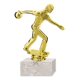 thumbnail image 1 of Trofeo Bowling Plástico Oro Con Base Mármol 17cm, 1 of 1