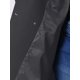 thumbnail image 5 of Abrigos largos de mujer talla grande de Agnes Orinda con solapa con muescas, abrigo de invierno de doble botonadura con bolsillos 2X gris oscuro, 5 of 6