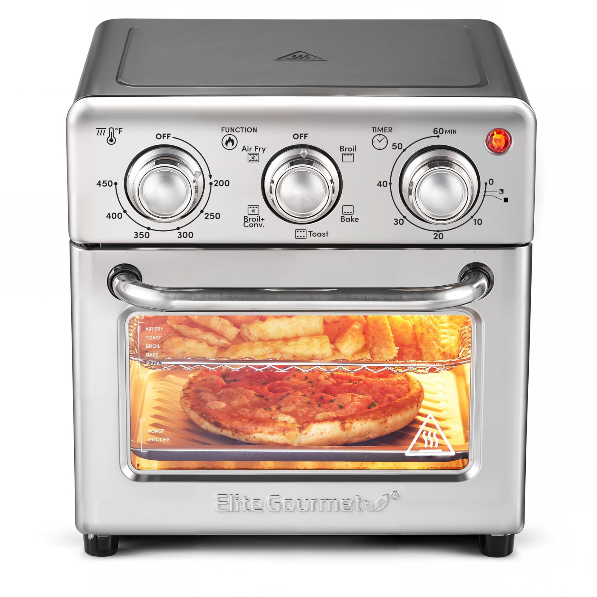 Horno Air Freyer Elite Gourmet Eaf0852ss 8,5 L 800 W Inoxidable