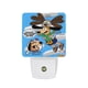 thumbnail image 1 of Augie Doggie y Papi Doggie Luz nocturna LED con sensor de anochecer a amanecer para dormitorio, baño, pasillo, escaleras - Lámpara LED nocturna de enchufe, 0.5W - 1 pieza, 1 of 6