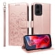 thumbnail image 5 of Funda Cartera para Motorola Moto E14 Perro Cachorro Grabado con Tarjetas Soporte Correa Rosa, 5 of 6
