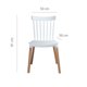 thumbnail image 5 of Silla S-51 Blanco / Cafe Claro, 5 of 5