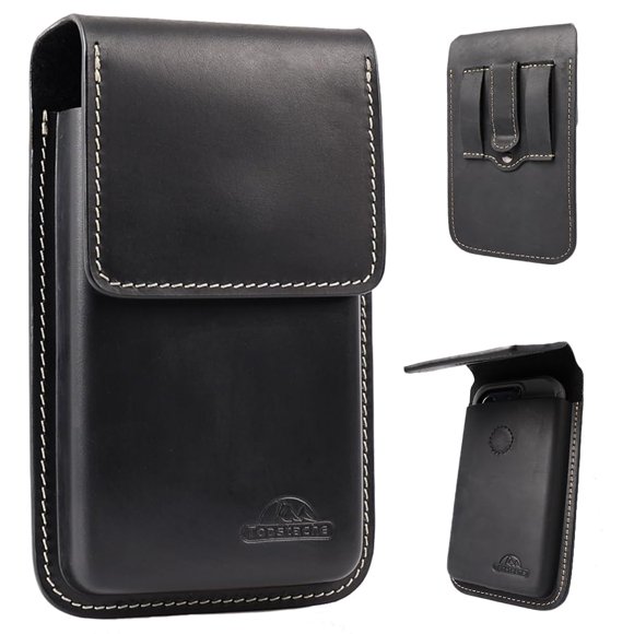 Funda para celular topstache L negro con cierre magnético