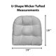 thumbnail image 3 of Cojín RSH DECOR 48 cm Forma U Pack de 2 Branson Pewter, 3 of 9