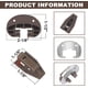 thumbnail image 5 of 5 Set de Improved Commercial Estilos Drawer Slides Replacementhombrest kit Model #168 con Metal Negroplate and Drawer Stop con Roller, 5 of 7