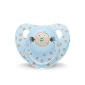Suavinex - Chupete Galleta Celeste Tetina Anatomica +6 Meses