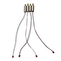 Magideal - Motor E58 Con Terminales, Piezas De Motor De Drones, Accesorios De Bricolaje, Piezas De Repuesto Plegables De Modificación, Accesorios De Drones, 4 Piezas