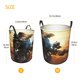 thumbnail image 5 of Titanfall Cesta de lavandería de gran capacidad redonda con asa, bolsa para ropa sucia plegable, almacenamiento para dormitorio, baño y lavadero 44x35 cm, 5 of 6