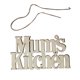 thumbnail image 3 of Momias de cocina Placa de madera Signo Colgantes de pared Palabras de madera Decoración de jardín, 3 of 5