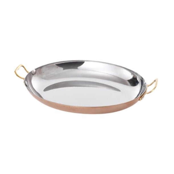 Plato ovalado de doble Mango, olla para Fideos Instantáneos, plato occidental resistente, olla de Ramen francés para ensalada, freír, restaurante, sop Estilo C