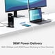 thumbnail image 4 of Estación de acoplamiento con triple monitor 4K conectable, USB C PD de 100 W, 4 of 7