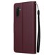 thumbnail image 4 of Funda Cartera para Samsung Galaxy A36 5G con Tarjetero, Soporte y Cordón - Protección Rojo, 4 of 5