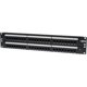 thumbnail image 1 of Panel de parcheo Tripp Lite de 48 puertos, 2U para rack, Cat6 110, negro, 1 of 1