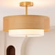 thumbnail image 1 of Lámpara de techo Lornwick 40 cm Boho de ratán (montaje empotrado), 1 of 9