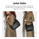 thumbnail image 3 of Bandolera Coach Jules Hobo de piel negra para mujer, 3 of 5