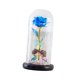 thumbnail image 1 of Lámpara LED Rosa De Flores Artificiales En Un Ramo De Cúpula De Cristal Para Decoración Del Hogar Azul, 1 of 5