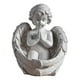 thumbnail image 1 of Bebé ángel En Alas Estatua Estatuilla Decoración Del Hogar Querubín Escultura 13.5x15x16cm, 1 of 3