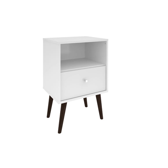 Buró Manhattan Comfort Liberty estilo mid-century blanco