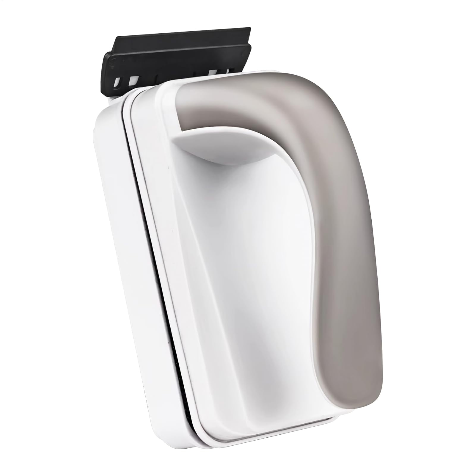 Xusx111 - Limpiador De Vidrio De Imán De Acuario, Limpiador De Tanque De Peces Magnético Con Raspador De Algas, Cepillo De Limpieza Lateral Con Manija, Grande