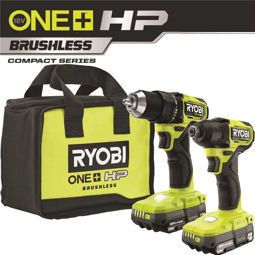 Kit De Taladros Y Destornilladores De Impacto Ryobi One+ Hp 18v 1.5ah