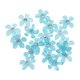 thumbnail image 2 of 20 flores Flatback Button Rhinestone adornos para bodas de color azul claro, 2 of 5