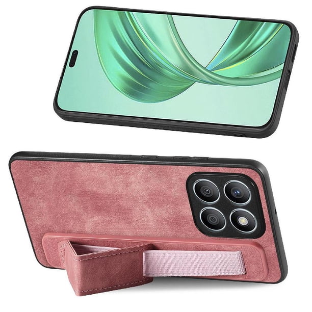 Funda Protectora con Correa para Honor X8B Resistente a Golpes Rosa