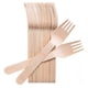 thumbnail image 3 of Tenedor De Madera  16 cm Desechables Ecológico Pack 100 Unidades, 3 of 3
