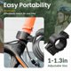 thumbnail image 5 of Candado para bicicleta Titanker, cable de 1,2 cm x 1,2 m, combinación, gris, 5 of 7