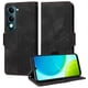 thumbnail image 3 of Carcasa FOXDOCK Vivo Y04 de cuero PU, diseño acolchado clásico, protección contra caídas y rayones, 3 of 5