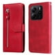 thumbnail image 1 of Funda con Cremallera para Xiaomi Redmi Noe 14 4G, Carcasa Cartera de Cuero PU con Soporte y Tarjetero, 1 of 5